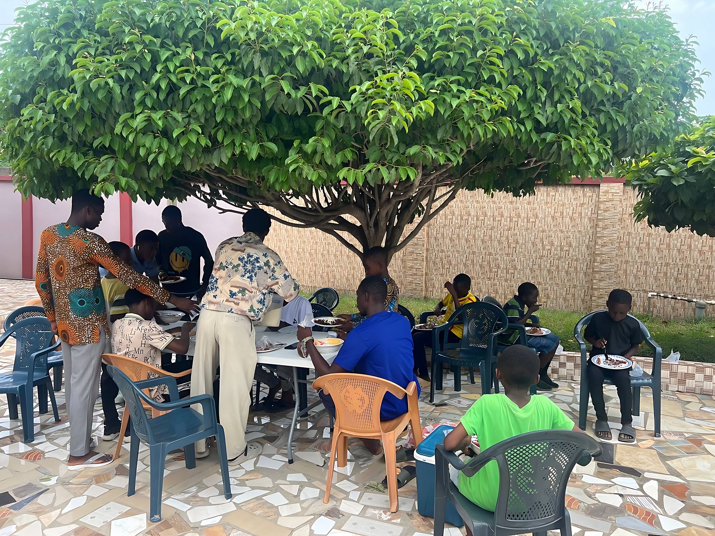A shared meal, Tesano, Ghana