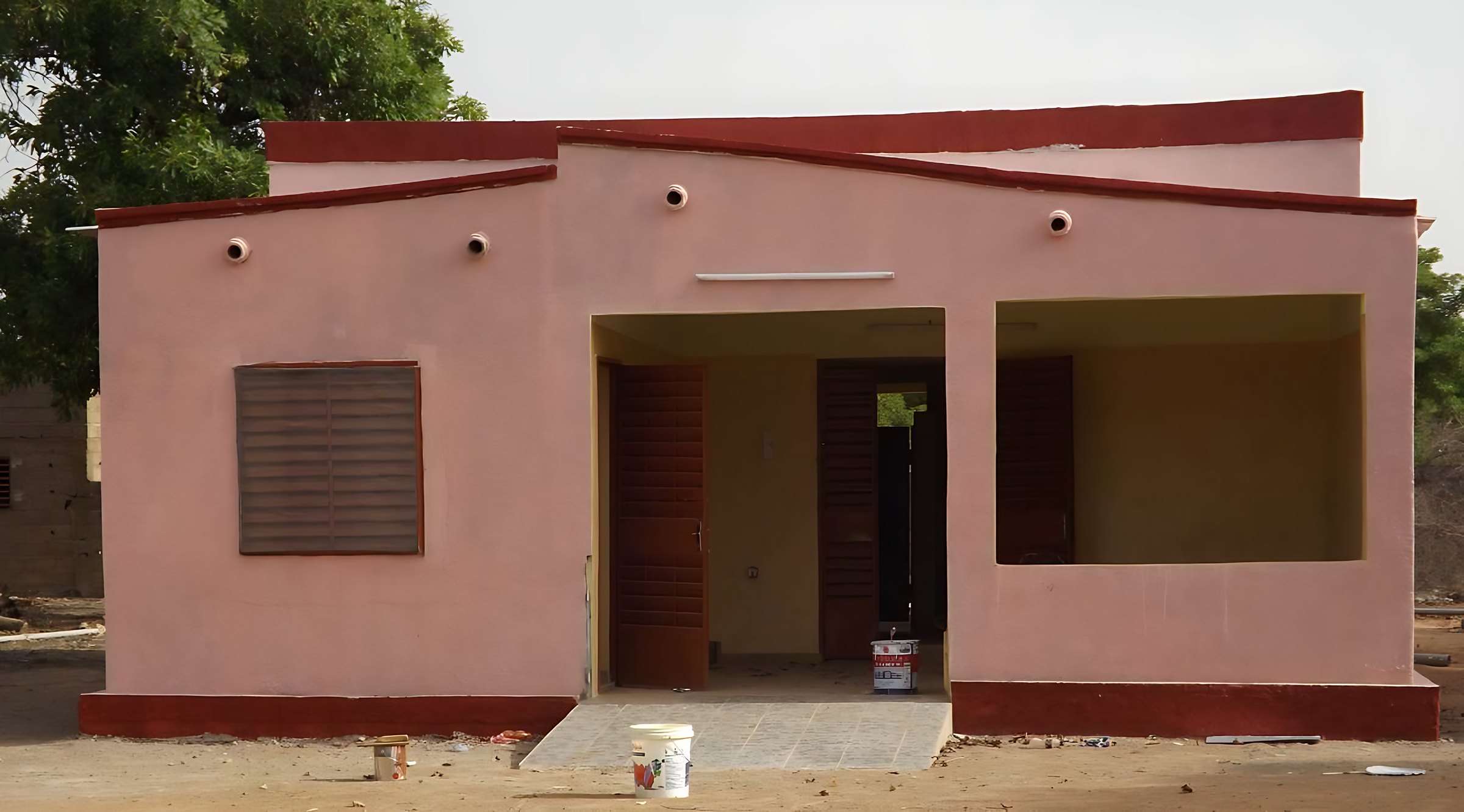 The new maternity building at Boura