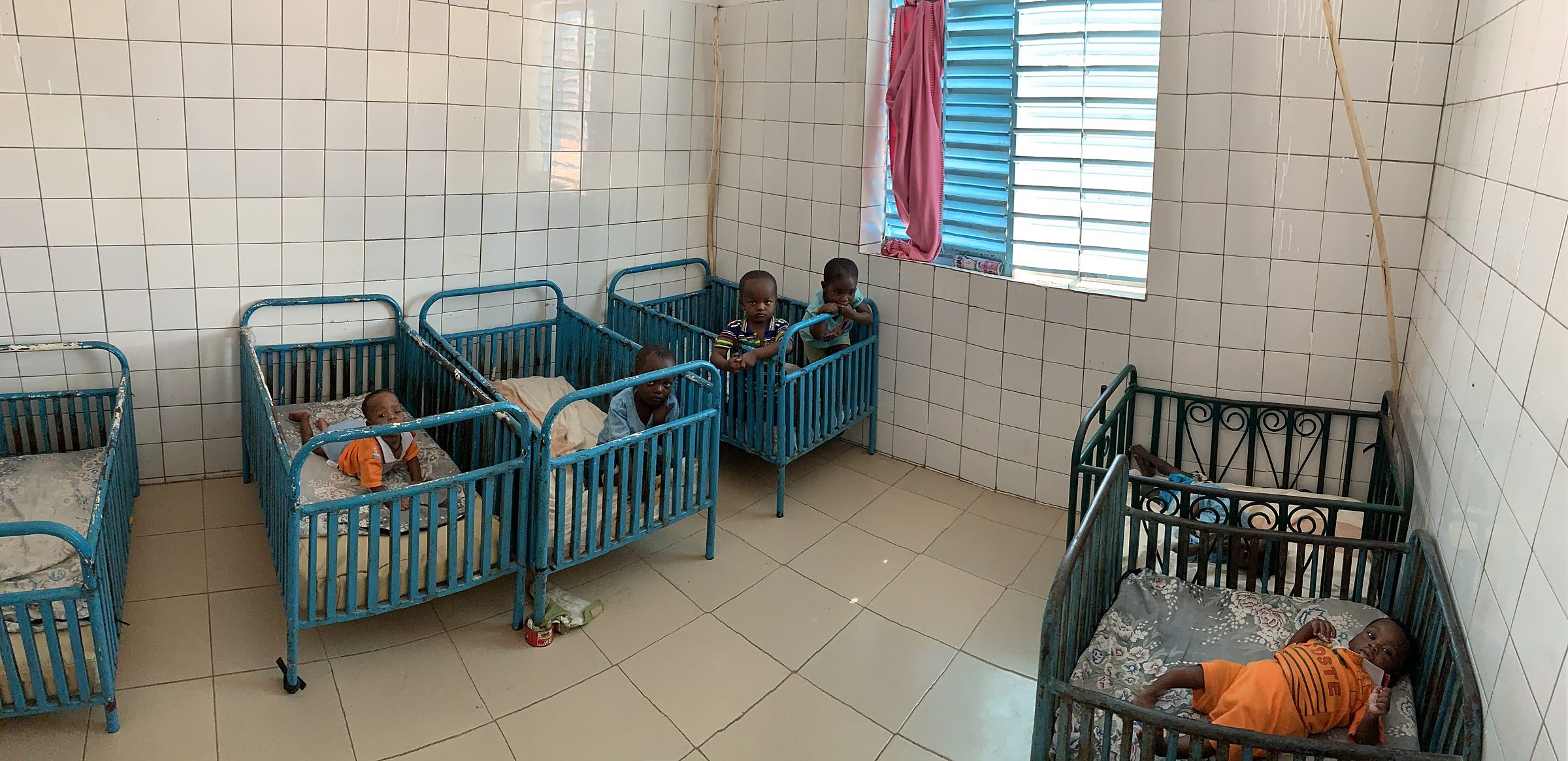 The orphanage nursery at Boura